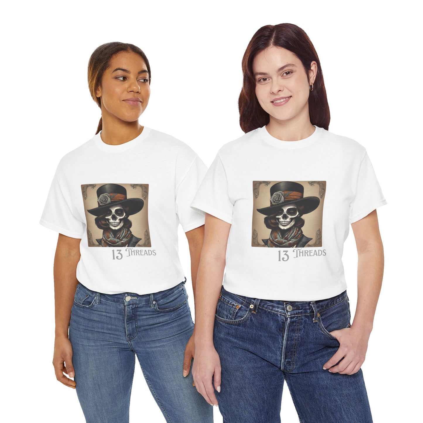 Female Outlaw Skull T-shirt