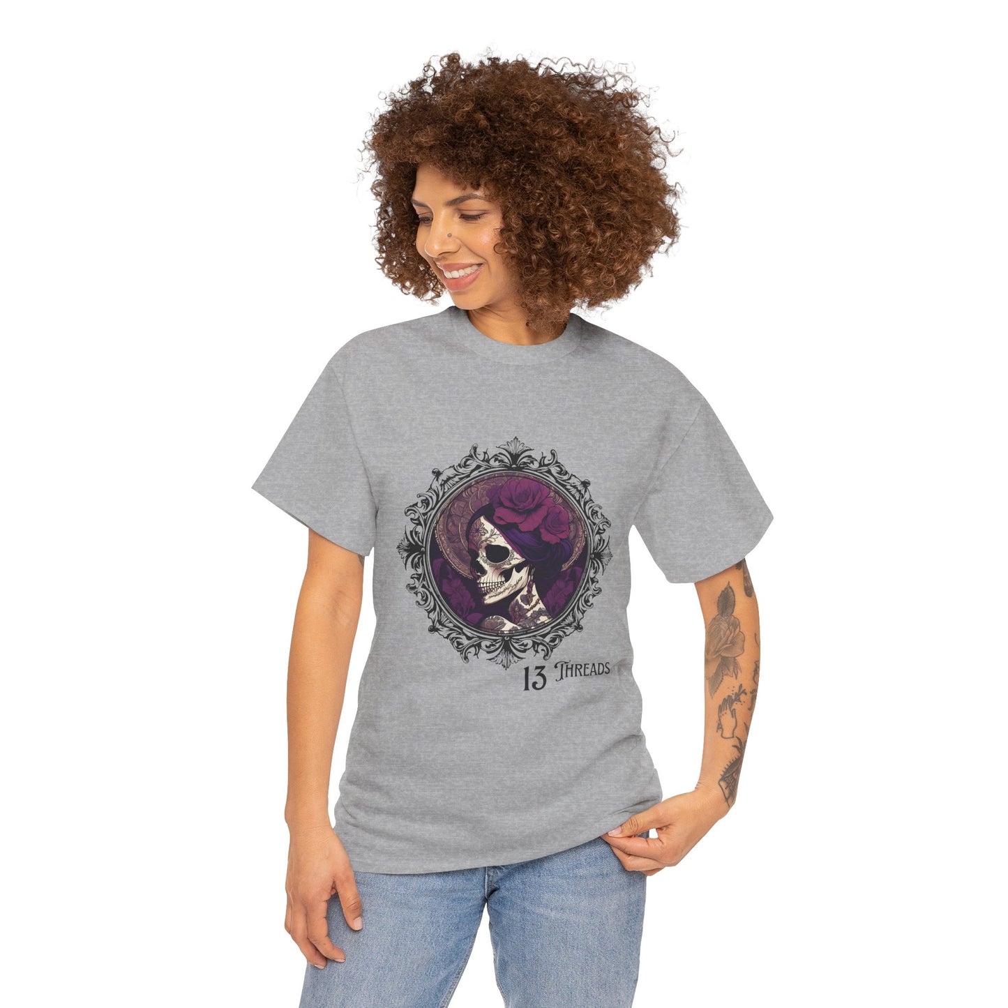 Victorian Skull 13 Threads T-shirt