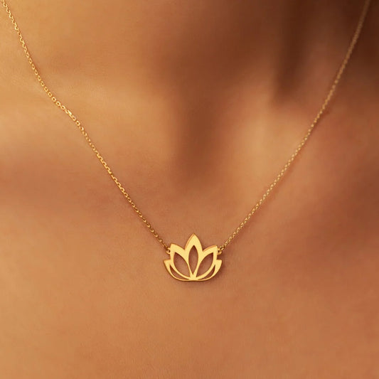Lotus Flower Necklace