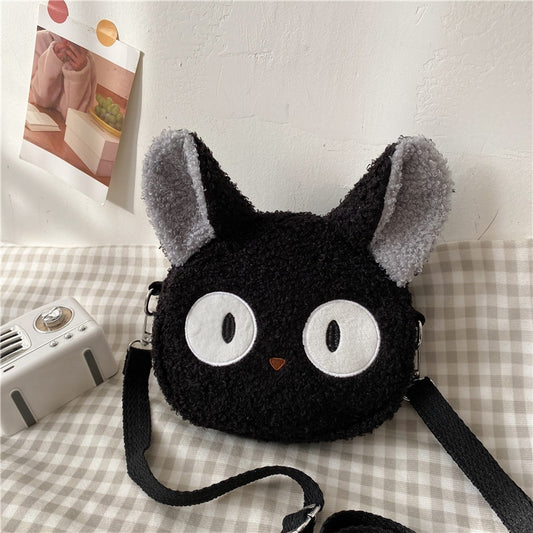 Gothic Black Cat Shoulder Bag