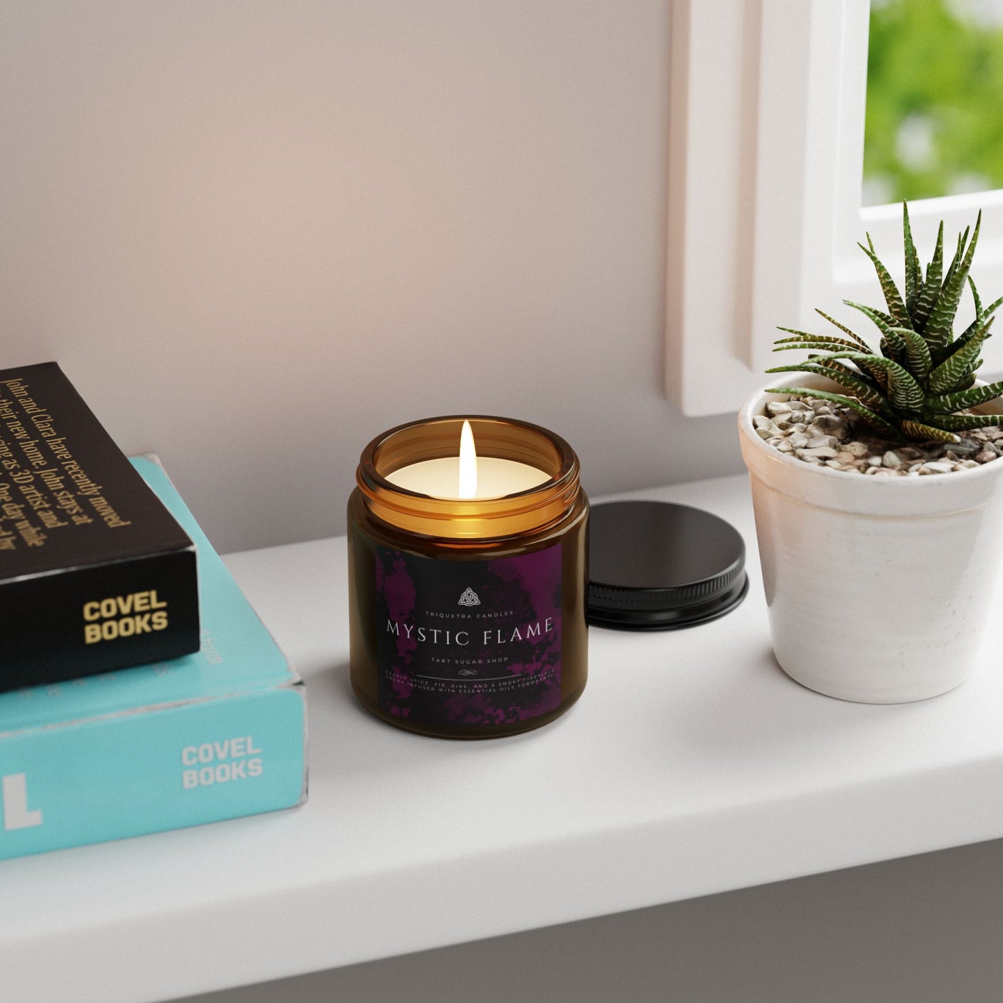 Mystic Flame By Triquetra Candles