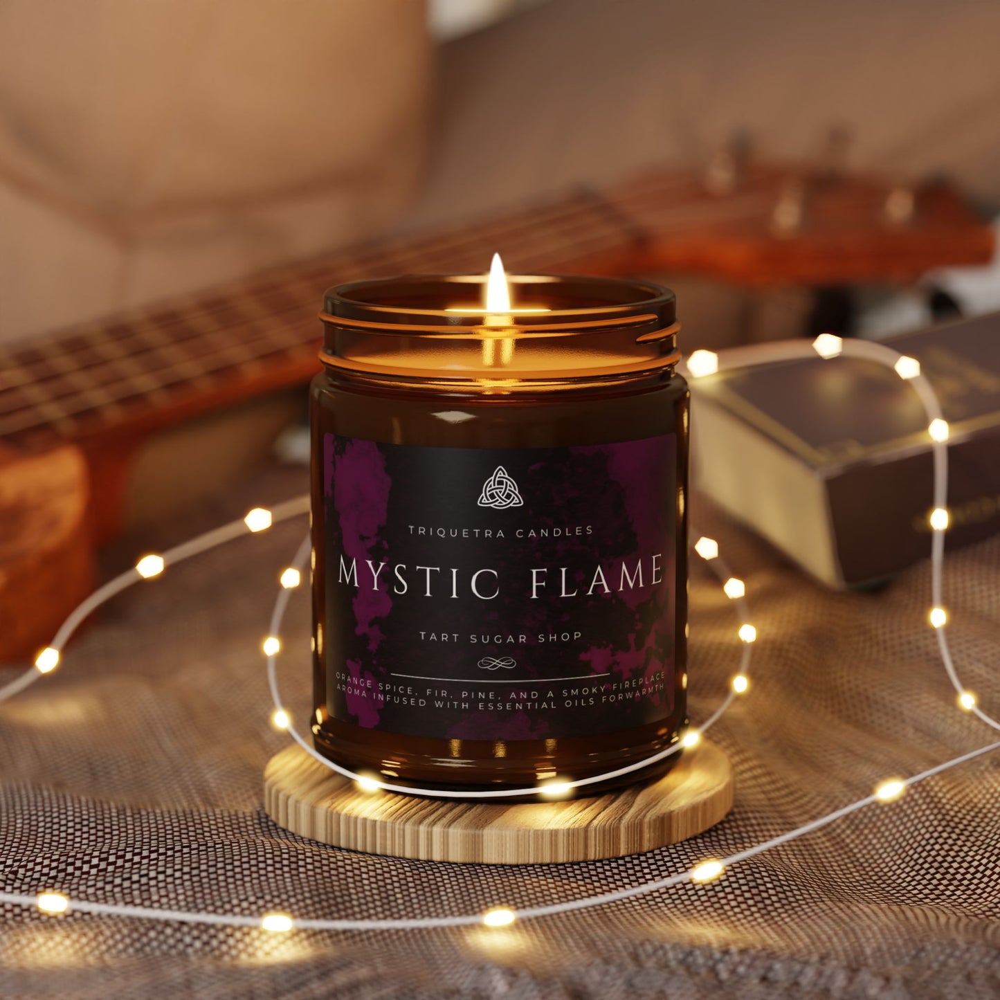 Mystic Flame By Triquetra Candles
