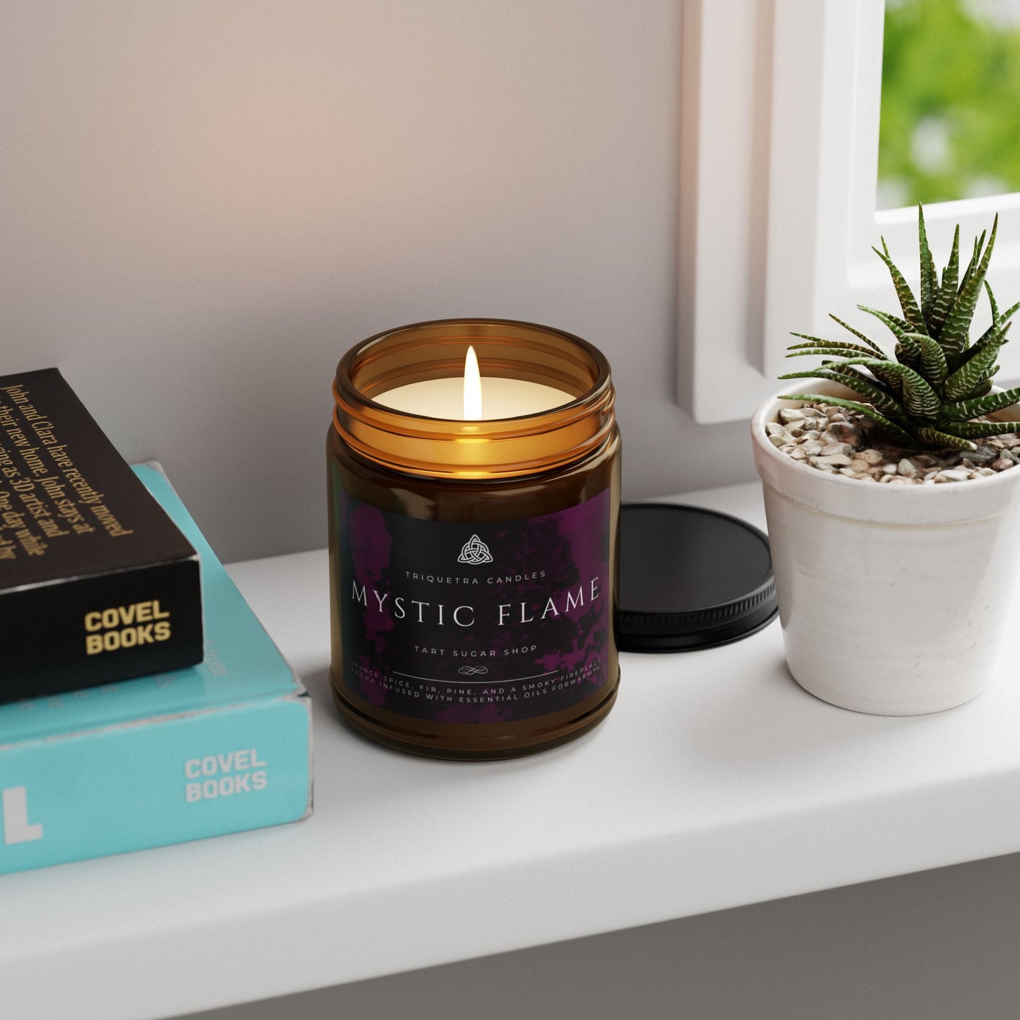 Mystic Flame By Triquetra Candles